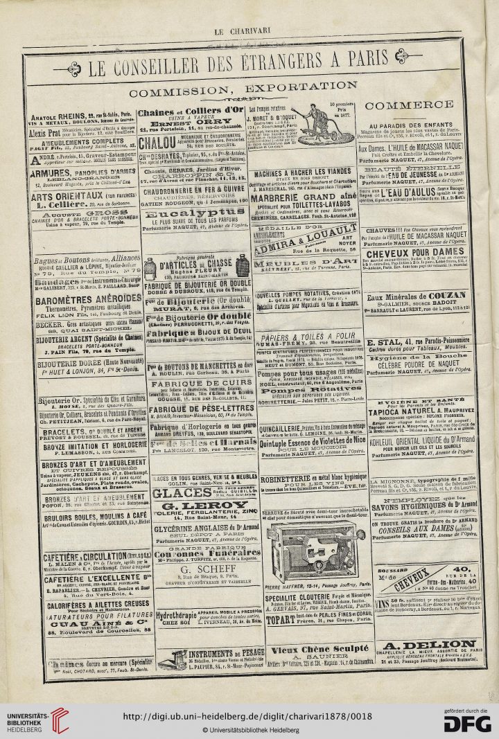 Meuble Pont Royal Nouveau Le Charivari 47 1878 – Homewareshop pour Meuble Pont Royal