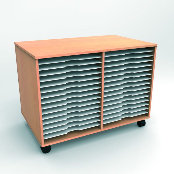 Meuble Pour Rangement Et Séchage Des Dessins – 32 Cases tout Meuble A Papier