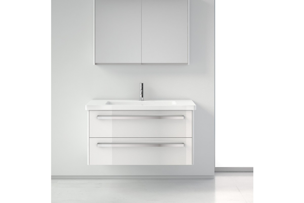 Meuble Salle De Bain 100 Cm 1 Vasque | Bright Shadow Online avec Vasque 100 Cm 2 Robinets