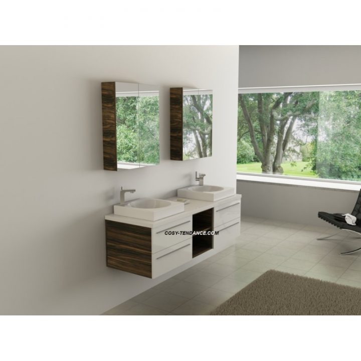 Meuble Salle De Bain 180 Cm Double Vasque Et Quatre tout Meuble Salle De Bain 130 Cm Meuble Salle De Bain 180 Cm Double Vasque Et Quatre tout Meuble Salle De Bain 130 Cm