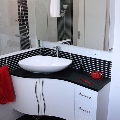 Meuble Salle De Bain Angle Avec Vasque – Table De Lit serapportantà Lavabo D Angle Avec Meuble