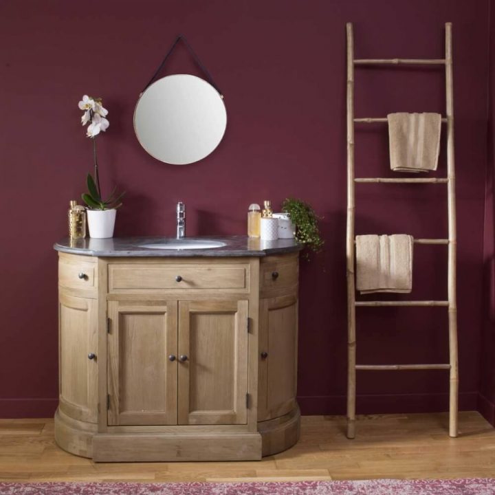 Meuble Salle De Bain Bois 1 Vasque 4 Portes 2 Tiroirs -Made serapportantà Meuble Salle De Bain Bois Massif Naturel Meuble Salle De Bain Bois 1 Vasque 4 Portes 2 Tiroirs -Made serapportantà Meuble Salle De Bain Bois Massif Naturel