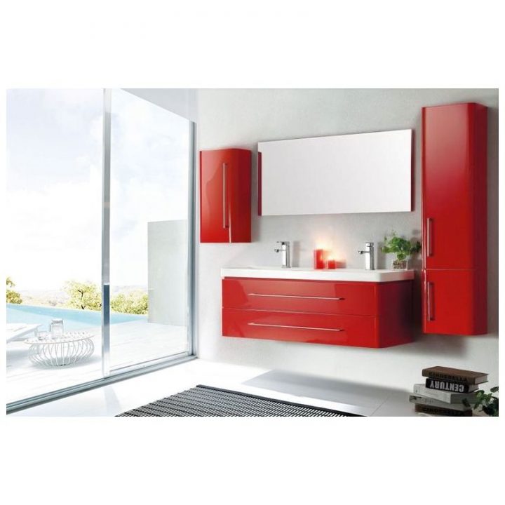meuble salle de bain rouge meuble salle de bain rouge