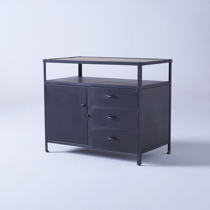 Meuble Salle De Bain En Métal Et Bois De Manguier 95 à Meuble Salle De Bain Metal Meuble Salle De Bain En Métal Et Bois De Manguier 95 à Meuble Salle De Bain Metal