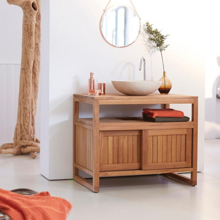 Meuble Salle De Bain En Teck 90 Colonial Tikamoon – Meuble intérieur 3 Suisses Meuble Salle De Bain Meuble Salle De Bain En Teck 90 Colonial Tikamoon – Meuble intérieur 3 Suisses Meuble Salle De Bain