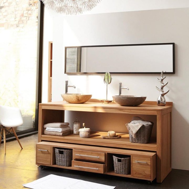 Meuble Salle De Bain En Teck Brut 160 Layang – Meuble Salle avec 3 Suisses Meuble Salle De Bain Meuble Salle De Bain En Teck Brut 160 Layang – Meuble Salle avec 3 Suisses Meuble Salle De Bain