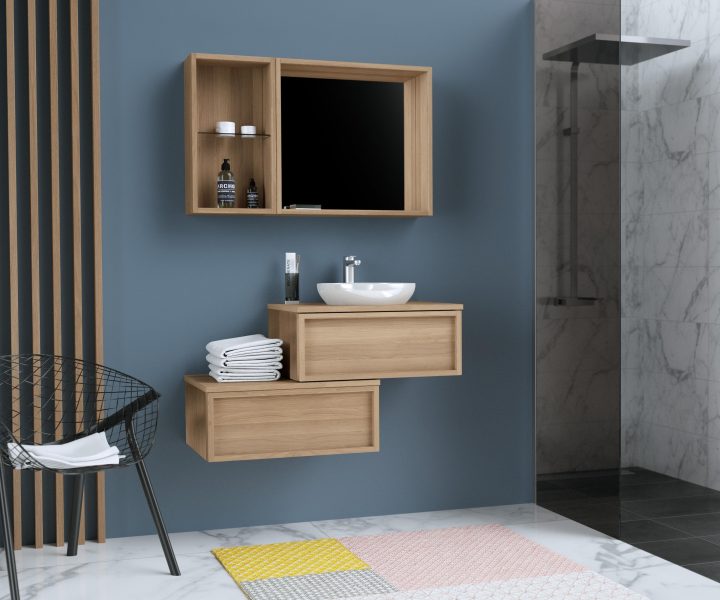 Meuble Salle De Bain Lagoon – Vente Et Pose En Moselle – Forbach pour Meuble Salle De Bain Décalé