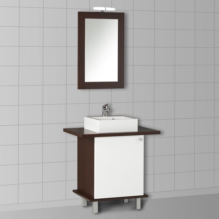 Meuble Salle De Bain Stéfia 100-136 Double Vasque – Blanc destiné Meuble Salle De Bain Promo Destockage