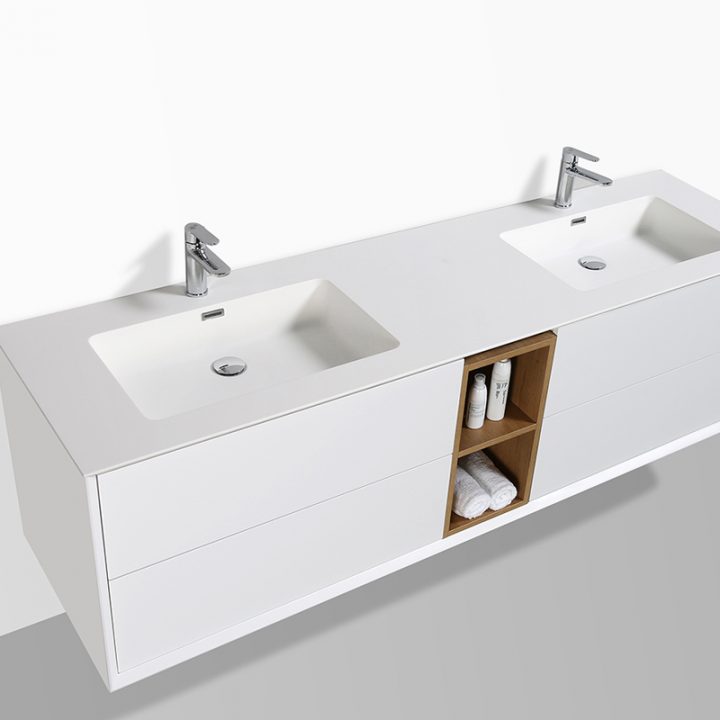 Meuble Salle De Bain Sublima En 190 Cm De Longueur destiné Meuble Salle De Bain 130 Cm Meuble Salle De Bain Sublima En 190 Cm De Longueur destiné Meuble Salle De Bain 130 Cm