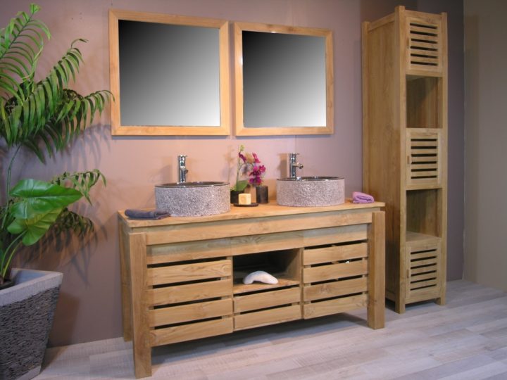 Meuble Sdb Bois Pas Cher – Salle De Bain à Meuble Sdb Pas Cher