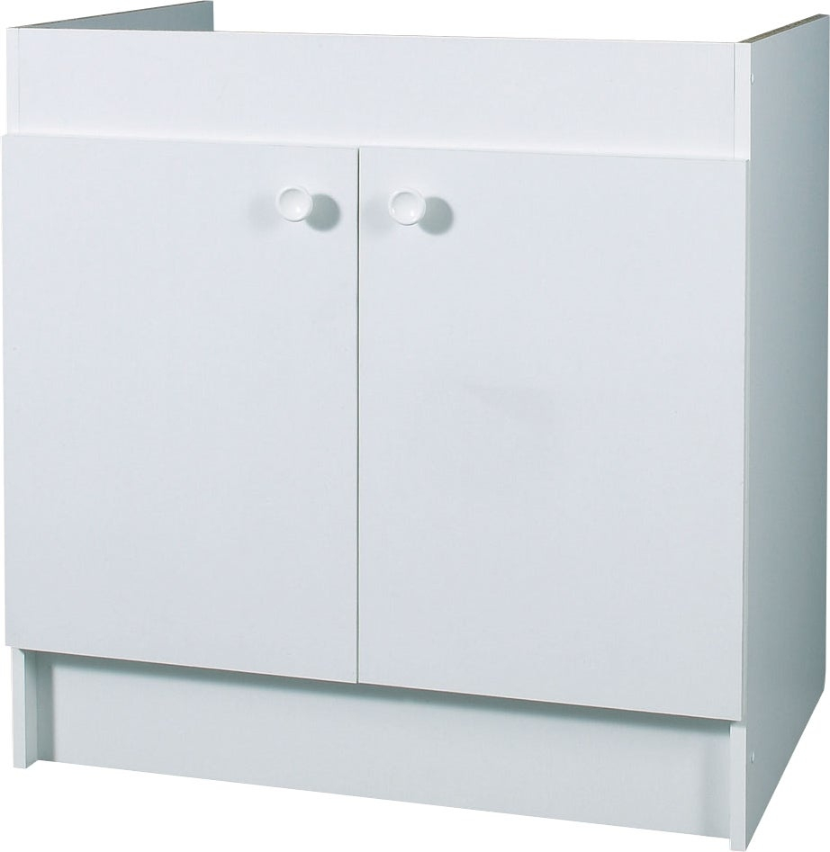 Meuble Sous Evier Bas 80 - 2 Portes encequiconcerne Meuble Sous Evier 100 Cm