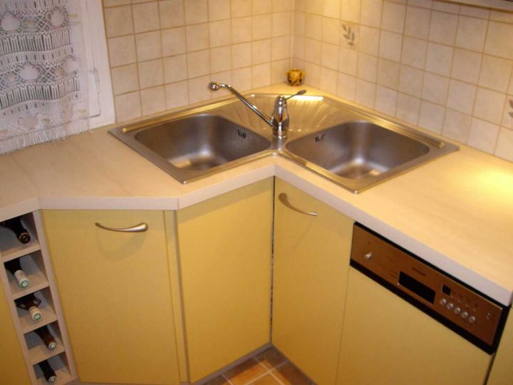 Meuble Sous Lavabo Angle Avec Cuisine Evier Angle Acvier tout Lavabo D Angle Avec Meuble