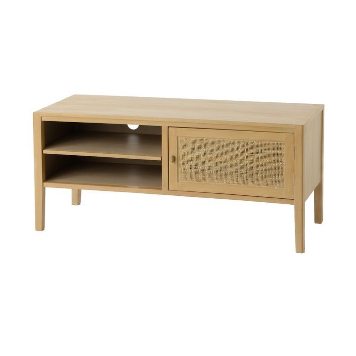 Meuble Tv 1 Porte 110 Cm En Bois Décor Chêne – Anila à Meuble Tv 110 Cm Meuble Tv 1 Porte 110 Cm En Bois Décor Chêne – Anila à Meuble Tv 110 Cm