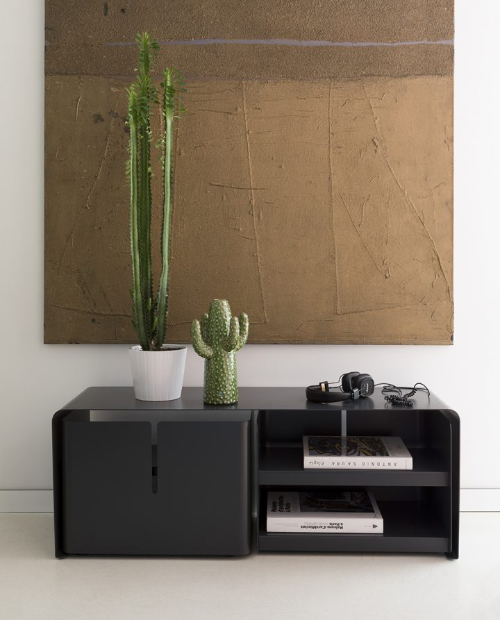 Meuble Tv Barber 110Cm – Matière Grise à Meuble Tv 110 Cm Meuble Tv Barber 110Cm – Matière Grise à Meuble Tv 110 Cm