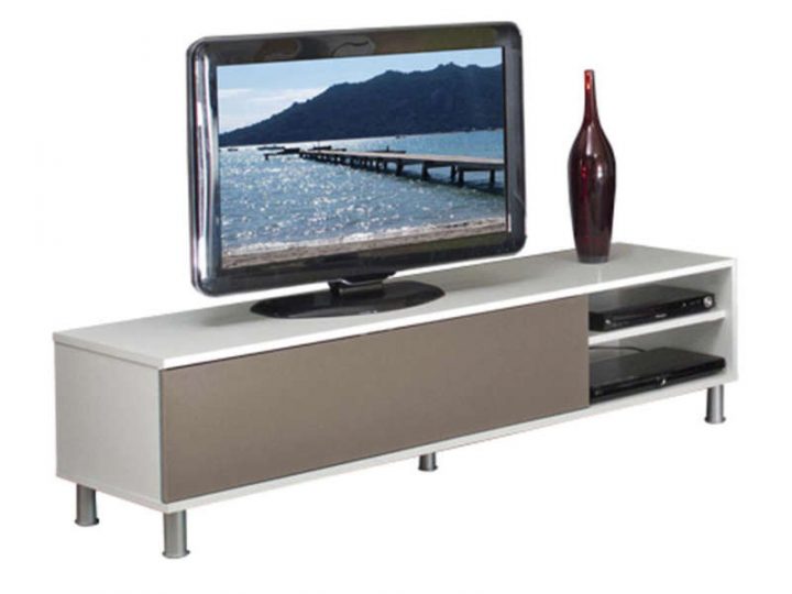 Meuble Tv Blanc Laque Led Conforama intérieur Meuble Tele Conforama