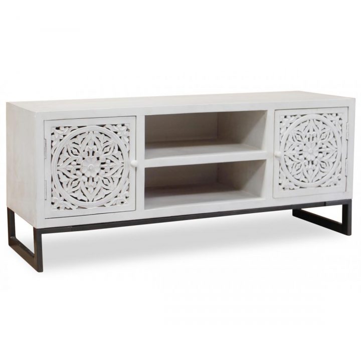 Meuble Tv Blanc Nakita Plus De Détails destiné Les Trois Suisses Meubles Meuble Tv Blanc Nakita Plus De Détails destiné Les Trois Suisses Meubles