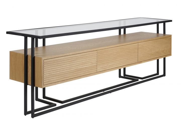 Meuble Tv But Bois Et Verre serapportantà Meuble Tv Boulanger