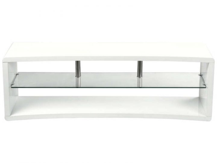 Meuble Tv Curve Coloris Blanc – Vente De Meuble Tv – Conforama pour Meuble Tele Conforama