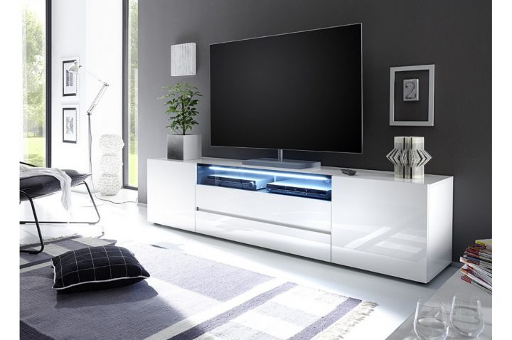 Meuble Tv Design Laqué Blanc 2M – Cbc-Meubles destiné Meuble Tv Blanc Laqué But Meuble Tv Design Laqué Blanc 2M – Cbc-Meubles destiné Meuble Tv Blanc Laqué But