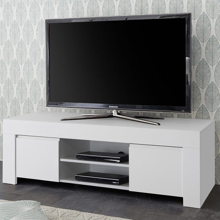 Meuble Tv Design Pas Cher, Meuble Tele Blanc, Meuble Tv tout Meuble Tv