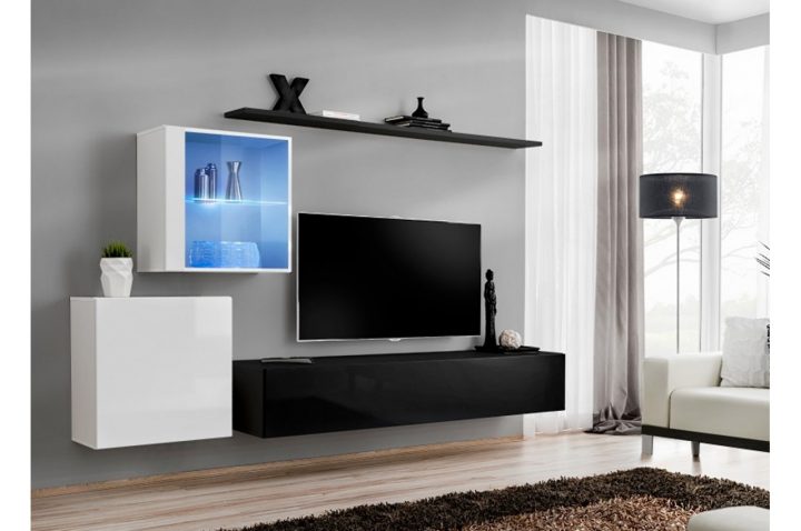 Meuble Tv Design Suspendu Pas Cher – Trendymobilier serapportantà Meuble Tv