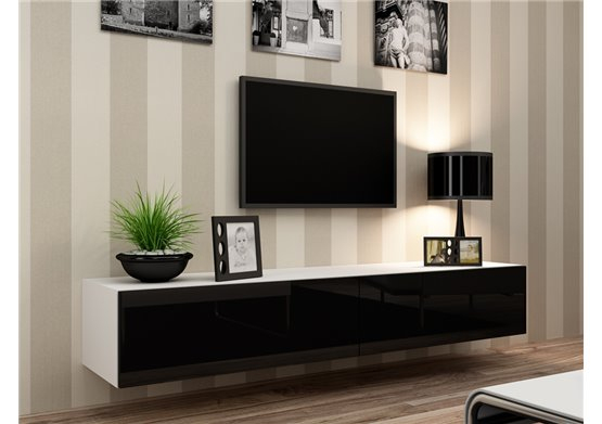 Meuble Tv Design Suspendu Vito 180Cm – Chloe Design concernant Meubles Tv But