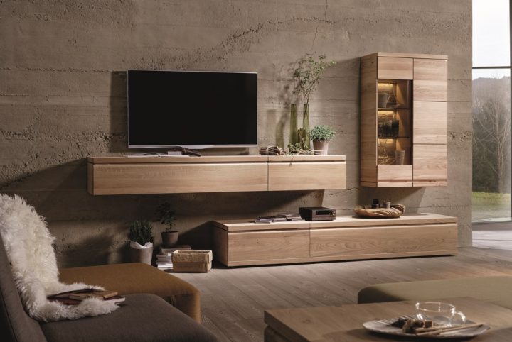 Meuble Tv Design | Votre Meuble Design Tv En Noyer Ou En Chêne à Meubles Tv Design Haut De Gamme