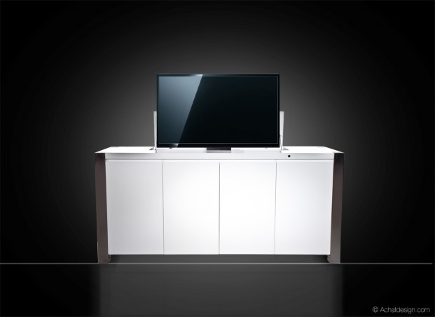 Meuble Tv Élévateur Lift Up | Meuble Design – Deco Tendency dedans Lit Qui Monte Et Qui Descend