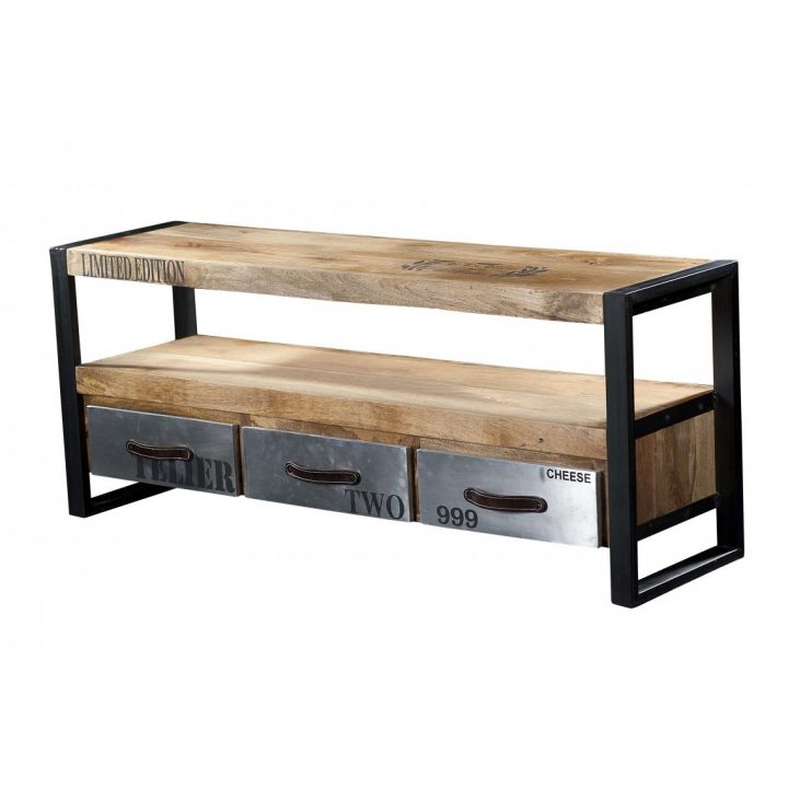 Meuble Tv En Bois Et Métal Darren Plus De Détails destiné Les Trois Suisses Meubles Meuble Tv En Bois Et Métal Darren Plus De Détails destiné Les Trois Suisses Meubles