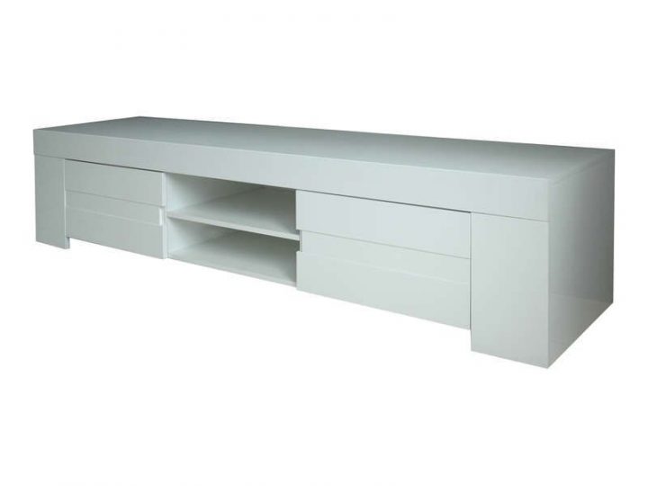 Meuble Tv Eos Coloris Blanc – Conforama – Pickture concernant Meuble Tele Conforama