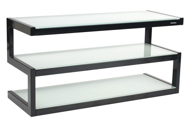 Meuble Tv Esse / L 110 Cm Blanc / Verre Dépoli – Norstone dedans Tv 110 Cm Meuble Tv Esse / L 110 Cm Blanc / Verre Dépoli – Norstone dedans Tv 110 Cm