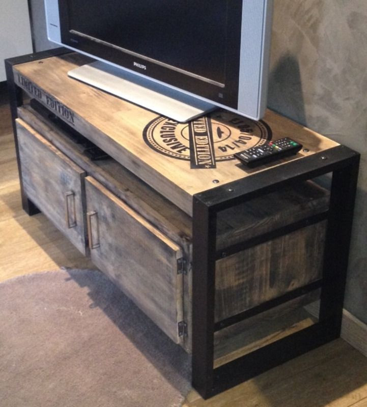 Meuble Tv Fer Meuble Tv Industriel Tables Ed Concept Fait pour Meuble Tv Oskar But