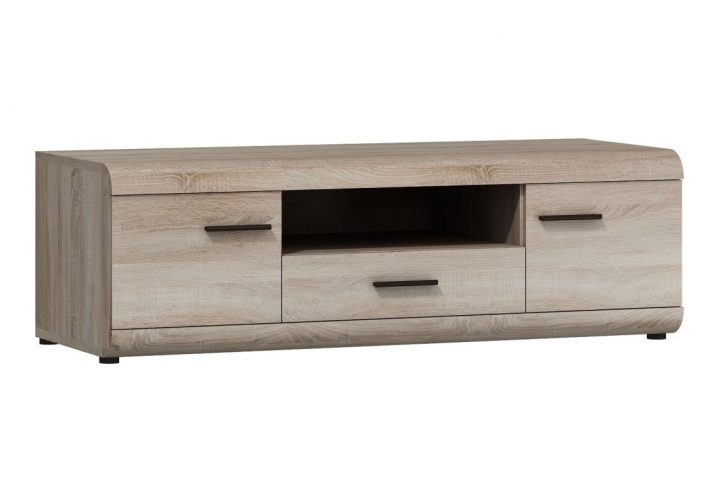 Meuble Tv Gabes 04, Couleur: Chêne Sonoma – 44 X 140 X 54 Cm (H X L X P) destiné Meuble Tv Couleur Chene