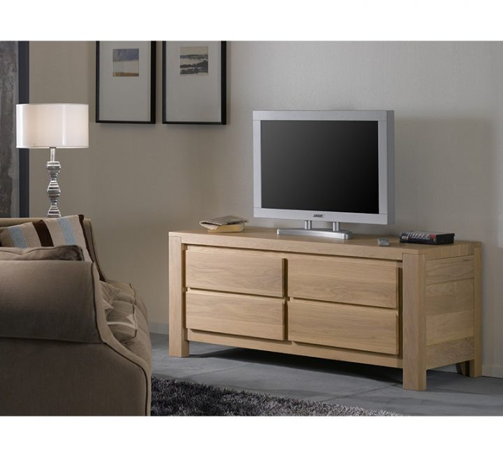Meuble Tv Haut Chene serapportantà Meuble Tv Haut