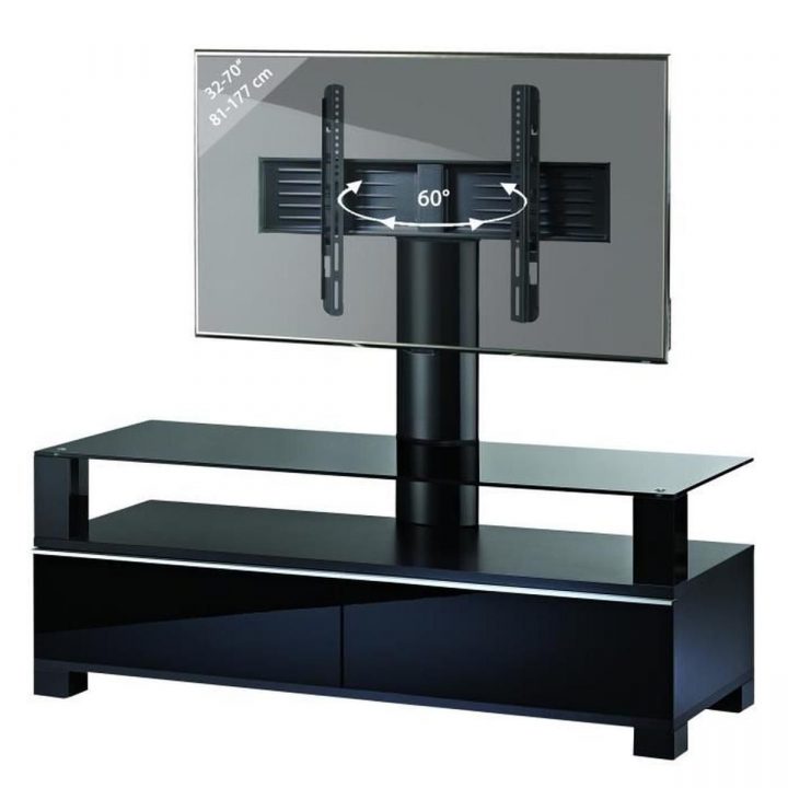 Meuble Tv Haut De Gamme Avec Support "ravano" Noir | Rack tout Meuble Tele Haut Meuble Tv Haut De Gamme Avec Support "ravano" Noir | Rack tout Meuble Tele Haut