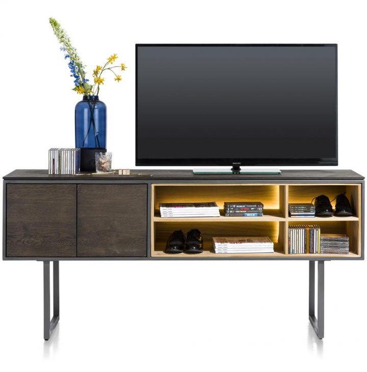 Meuble Tv Haut Moniz 180X80 – Xooon – Home Villa concernant Meuble Tv Hauteur 80 Cm