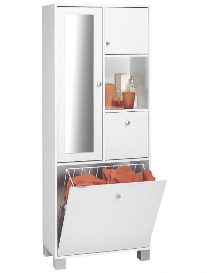 Meuble Tv Hifi Intégré Meuble Salle De Bain Panier Linge Int intérieur Meuble Salle De Bain Avec Panier À Linge Intégré