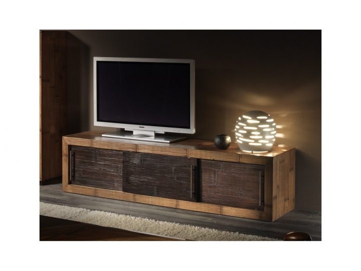 Meuble Tv Kukai En Bambou Haut De Gamme, Meuble De Salon. Lotuséa concernant Meuble Tele Haut Meuble Tv Kukai En Bambou Haut De Gamme, Meuble De Salon. Lotuséa concernant Meuble Tele Haut