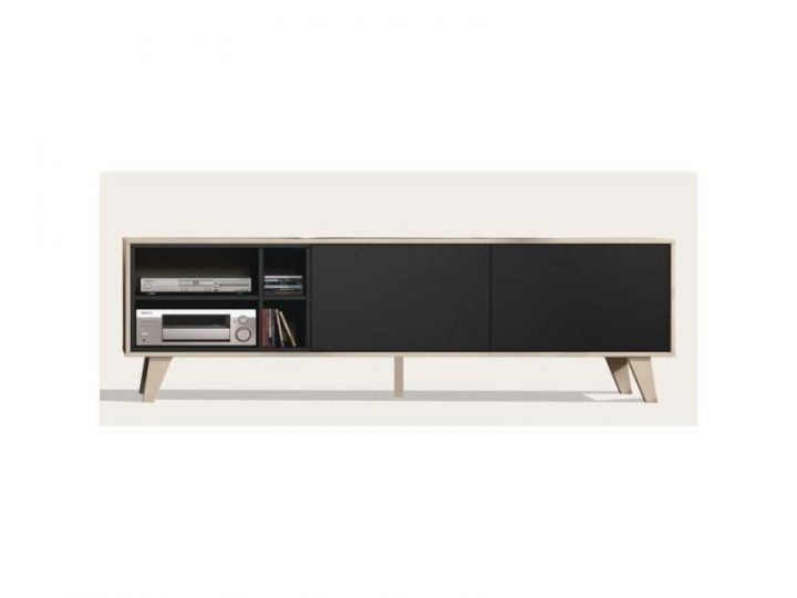 Meuble Tv – Meuble Hi-Fi Zaiken Meuble Tv Scandinave Gris destiné Meuble Tv Gris Anthracite Meuble Tv – Meuble Hi-Fi Zaiken Meuble Tv Scandinave Gris destiné Meuble Tv Gris Anthracite