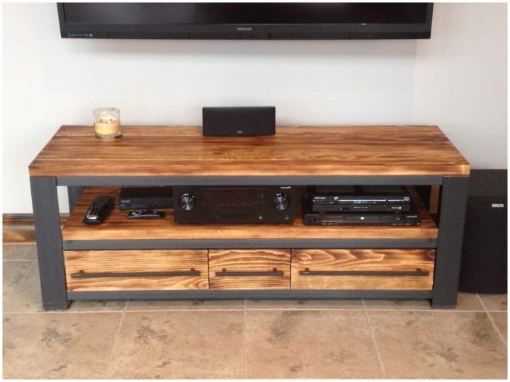 Meuble Tv Palette 9 Besten Tv Palette Bilder Auf Pinterest dedans Fabriquer Un Meuble Tv En Bois