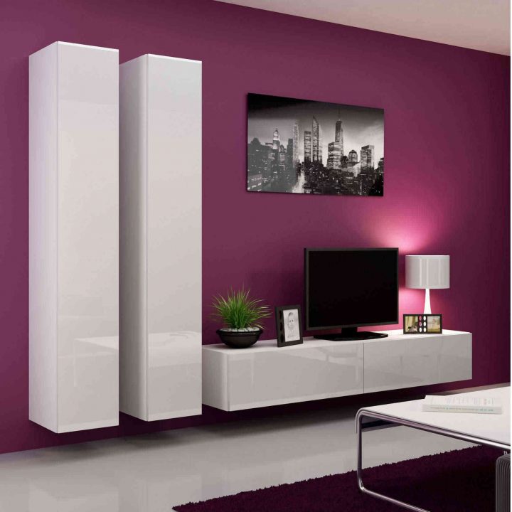 Meuble Tv Paris – Séjour-Meuble Tv destiné Meuble Tv Amplifié