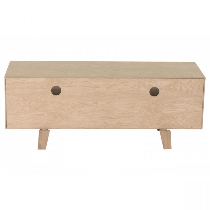 Meuble Tv Style Vintage En Chêne 2 Tiroirs Upper | Zago Store à Meuble Zago