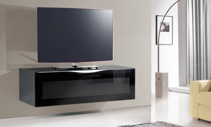 Meuble Tv Suspendu Modena Munari | Home Center intérieur Meuble Tv Suspendu Blanc Laqué