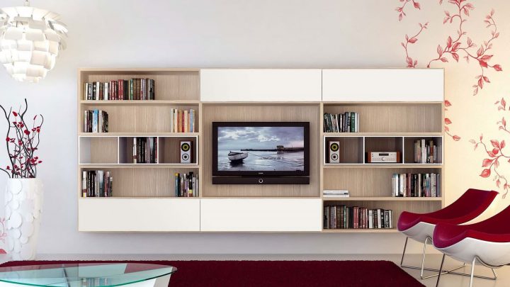 Meuble Tv Suspendu | Salon | Optimal Annecy serapportantà Meuble Tv Suspendu Blanc Laqué