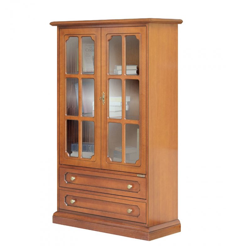 Meuble Vitrine De Rangement 2 Portes – Lamaisonplus intérieur Vitrine De Rangement