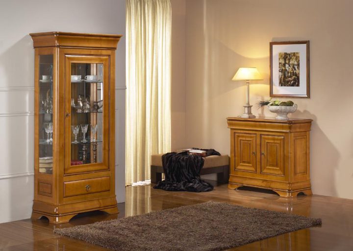 Meuble Vitrine En Merisier Louis Philippe — Meubles Turone tout Meuble Vitrine Meuble Vitrine En Merisier Louis Philippe — Meubles Turone tout Meuble Vitrine