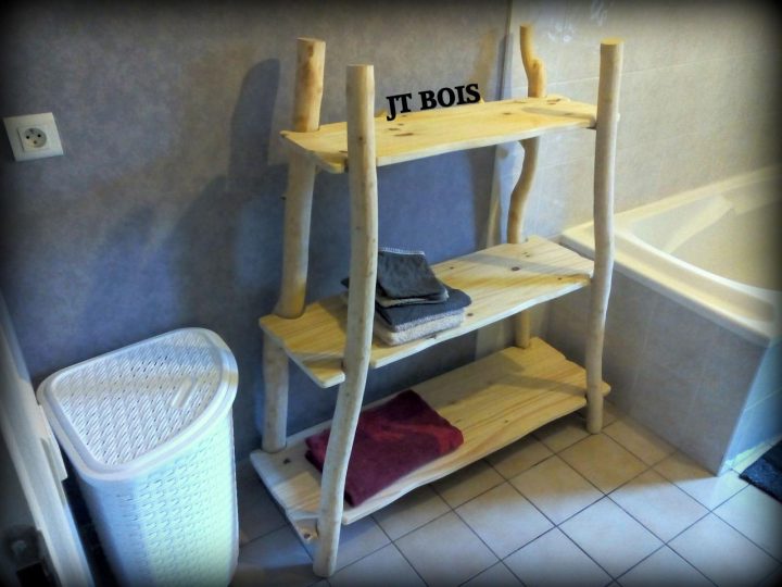 Meubles Montagnards intérieur Etagere Salle De Bain Fly