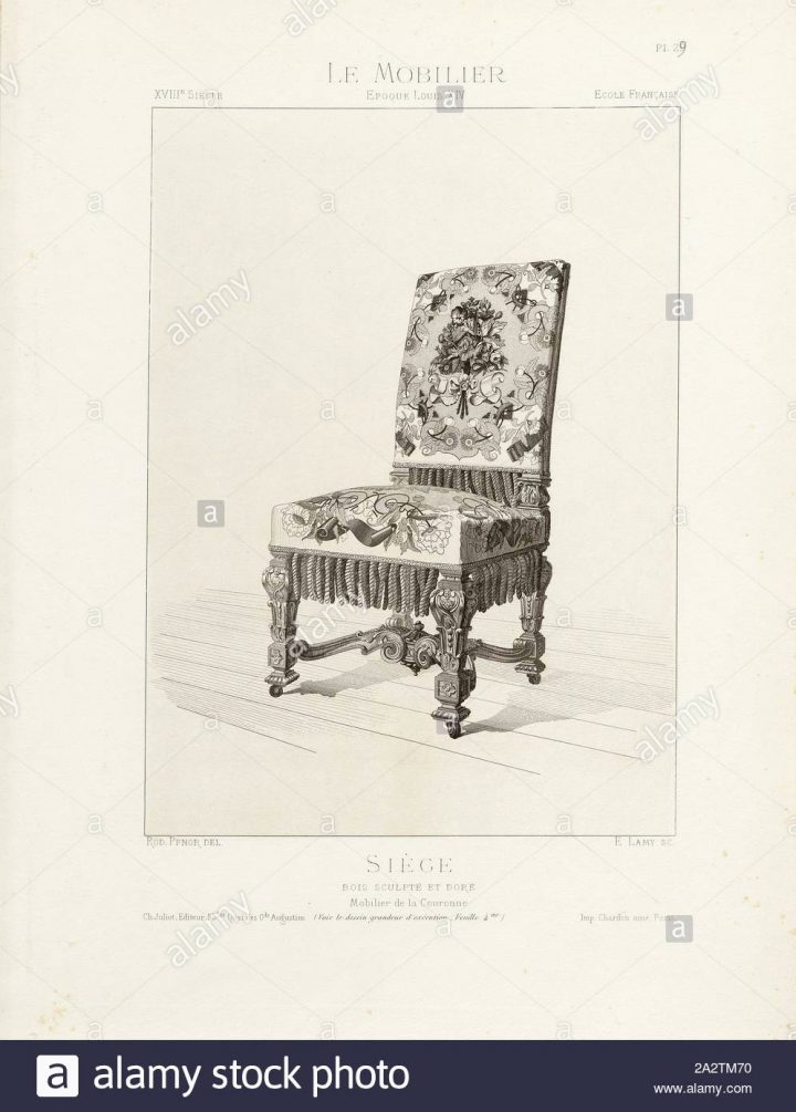 Meubles Pont Royal Merveilleux Vergoldete Louis Stockfotos destiné Meubles Pont Royal