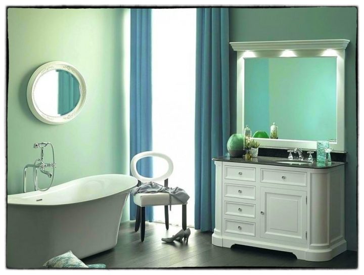 Meubles Salle De Bain Vintage : Photos Et Idées Pour Votre Déco Retro ! tout Meuble Sdb Pas Cher