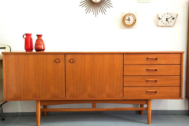 Meubles Teck Annee 60 D'occasion concernant Meuble Année 60